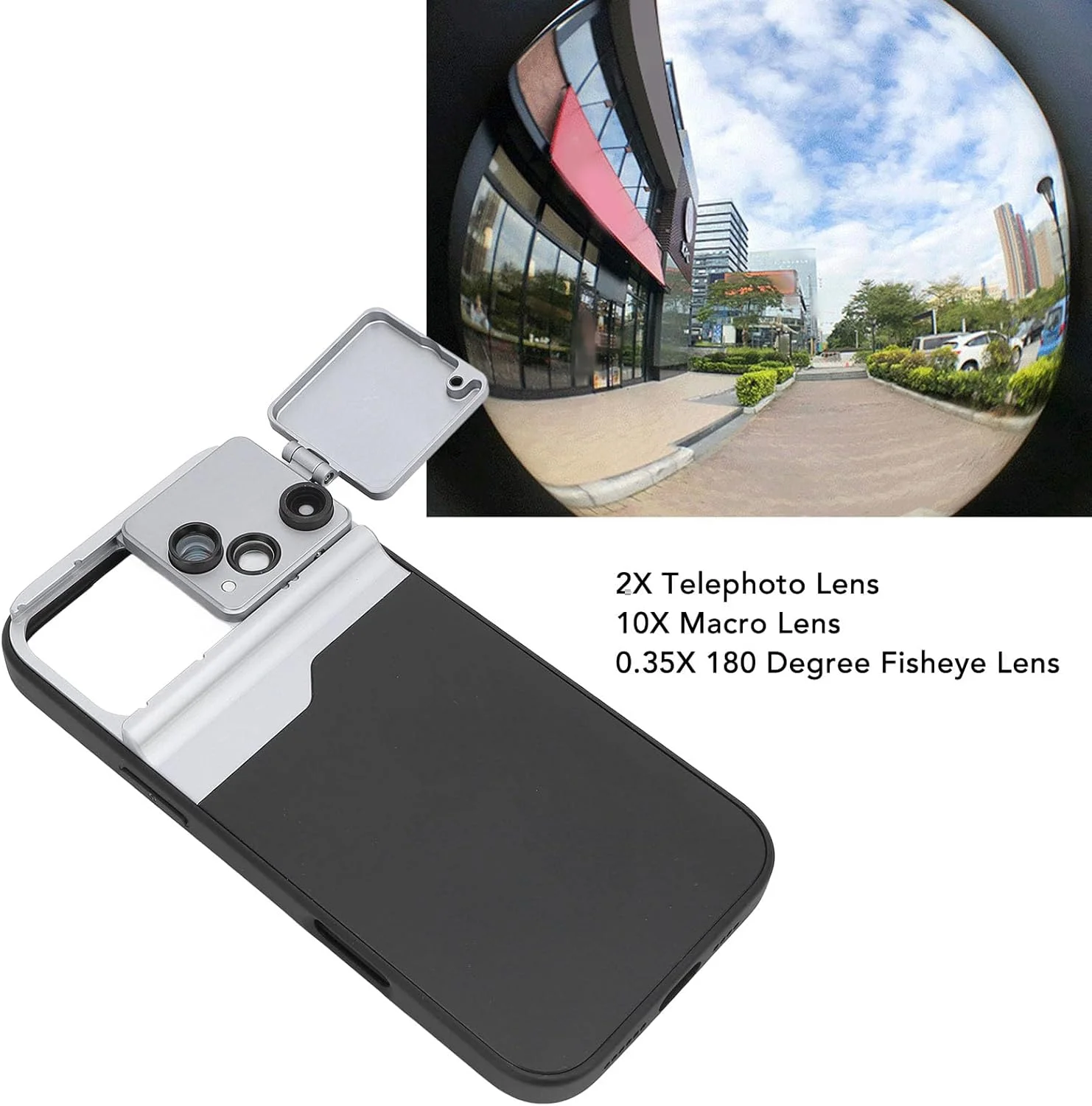 کیت لنز دوربین گوشی با قاب، قاب گوشی برای 16 پرو مکس، لنز 3 در 1، لنز تله فوتو 2X + ماکرو 10X + لنز چشم ماهی 180 درجه 0.35X، قاب گوشی لنزدار با پوشش مغناطیسی کیت لنز دوربین گوشی با قاب، قاب گوشی برای 16 پرو مکس، لنز 3 در 1، لنز تله فوتو 2X + ماکرو 10X + لنز چشم ماهی 180 درجه 0.35X، قاب گوشی لنزدار با پوشش مغناطیسی