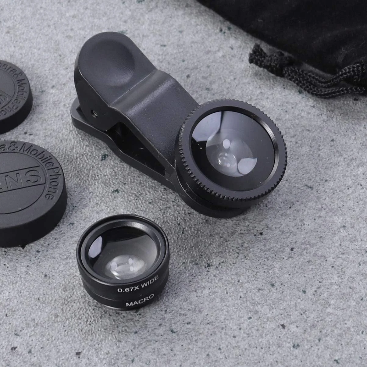 لنز دوربین گوشی 3 در 1، 3 مجموعه کیت لنز جهانی گوشی، لنز چشم ماهی + لنز ماکرو + لنز زاویه باز، گیره لنز تلفن همراه سازگار با اکثر گوشی ها و اکثر تلفن های هوشمند لنز دوربین گوشی 3 در 1، 3 مجموعه کیت لنز جهانی گوشی، لنز چشم ماهی + لنز ماکرو + لنز زاویه باز، گیره لنز تلفن همراه سازگار با اکثر گوشی ها و اکثر تلفن های هوشمند