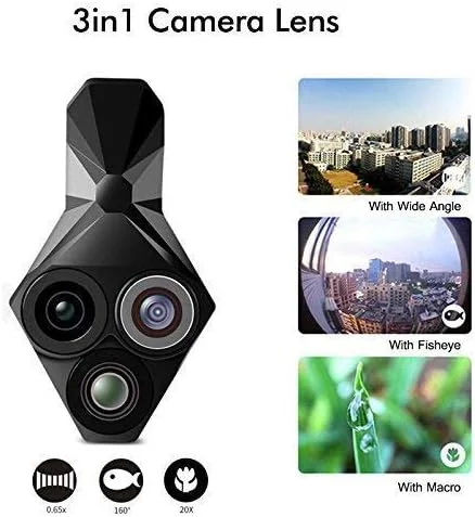 لنز کلیپسی 3 در 1 فیش آی، واید انگل و ماکرو برای آیفون و آیپد لنز کلیپسی 3 در 1 فیش آی، واید انگل و ماکرو برای آیفون و آیپد