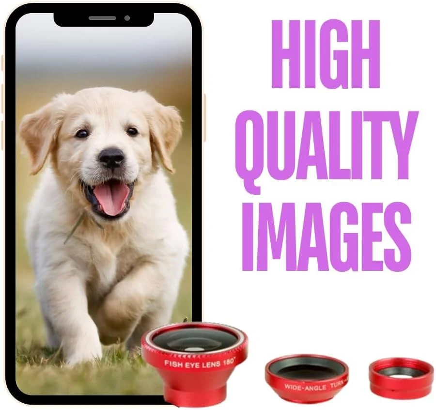 کیت لنز دوربین موبایل - لنز چشم ماهی، لنز ماکرو، لنز واید انگل - جداشدنی، لنز قابل حمل تلفن - عکاسی خود را با لنزهای دوربین تلفن با کیفیت بالا برای تلفن های هوشمند بهبود بخشید کیت لنز دوربین موبایل - لنز چشم ماهی، لنز ماکرو، لنز واید انگل - جداشدنی، لنز قابل حمل تلفن - عکاسی خود را با لنزهای دوربین تلفن با کیفیت بالا برای تلفن های هوشمند بهبود بخشید