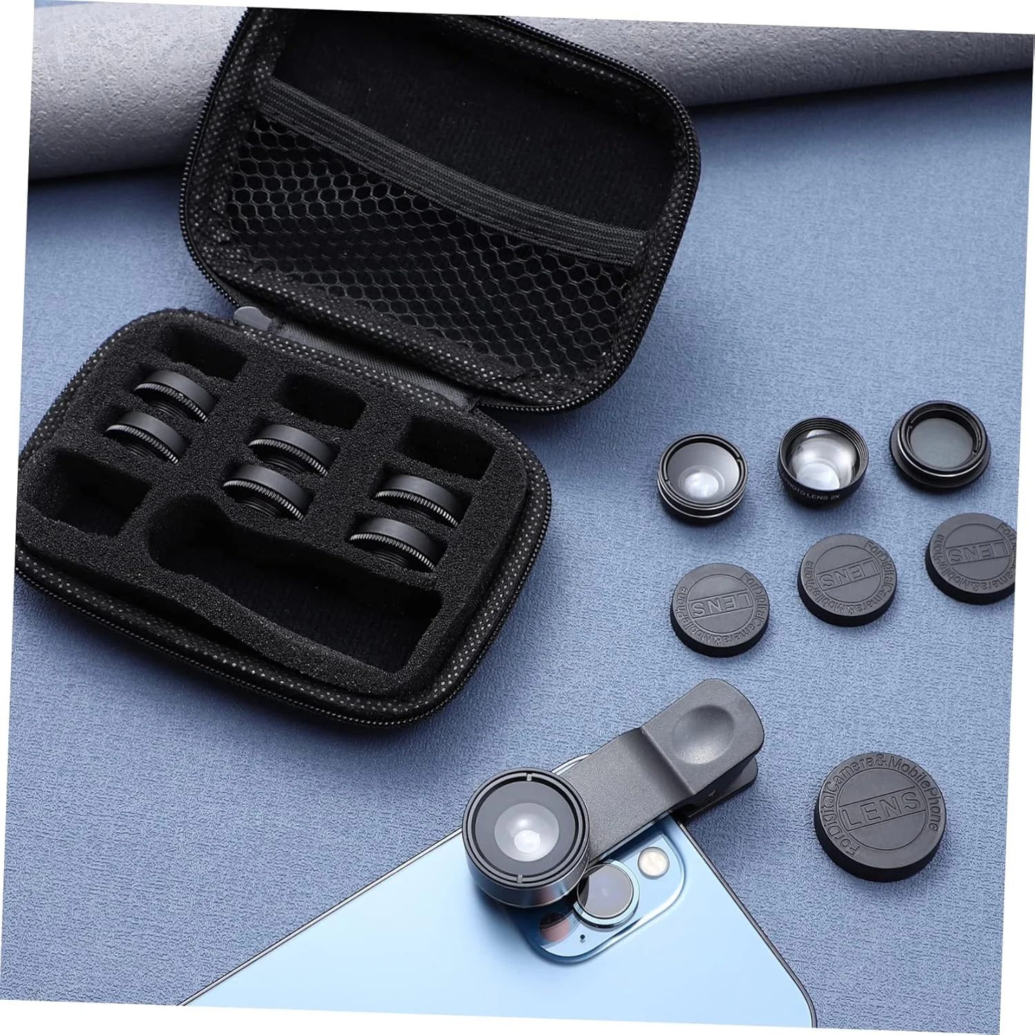 یک ست لنز دوربین تلفن همراه، لنز چند منظوره، لنز ماکرو، لنز چشم ماهی، لنز جایگزین دوربین، لنز تبلت، لنز CPL، لنز قابل حمل یک ست لنز دوربین تلفن همراه، لنز چند منظوره، لنز ماکرو، لنز چشم ماهی، لنز جایگزین دوربین، لنز تبلت، لنز CPL، لنز قابل حمل