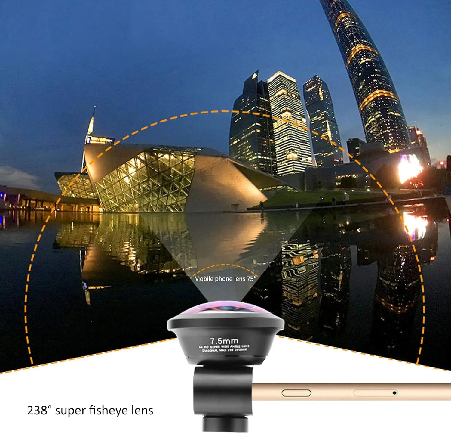 لنز چشم ماهی تلفن، لنز چشم ماهی دوربین تلفن همراه 7.5 میلیمتری/0.3 اینچی، لنز چشم ماهی آسفریکال خارجی تلفن همراه با کیف نگهداری، برای آی او اس پد/تلفنهای هوشمند لنز چشم ماهی تلفن، لنز چشم ماهی دوربین تلفن همراه 7.5 میلیمتری/0.3 اینچی، لنز چشم ماهی آسفریکال خارجی تلفن همراه با کیف نگهداری، برای آی او اس پد/تلفنهای هوشمند