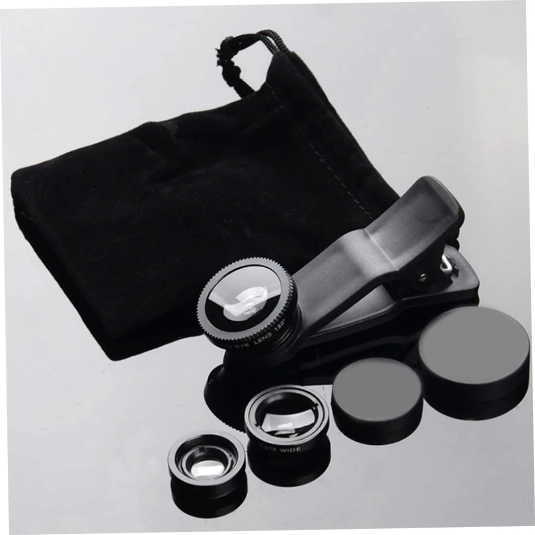 لنز چشم ماهی تلفن همراه، لنزهای ماکرو چشم ماهی زاویه باز 3 در 1، لنز جهانی گیره ای، لنزهای ماکرو چشم ماهی برای عکاسی با تلفن همراه (مشکی) لنز چشم ماهی تلفن همراه، لنزهای ماکرو چشم ماهی زاویه باز 3 در 1، لنز جهانی گیره ای، لنزهای ماکرو چشم ماهی برای عکاسی با تلفن همراه (مشکی)