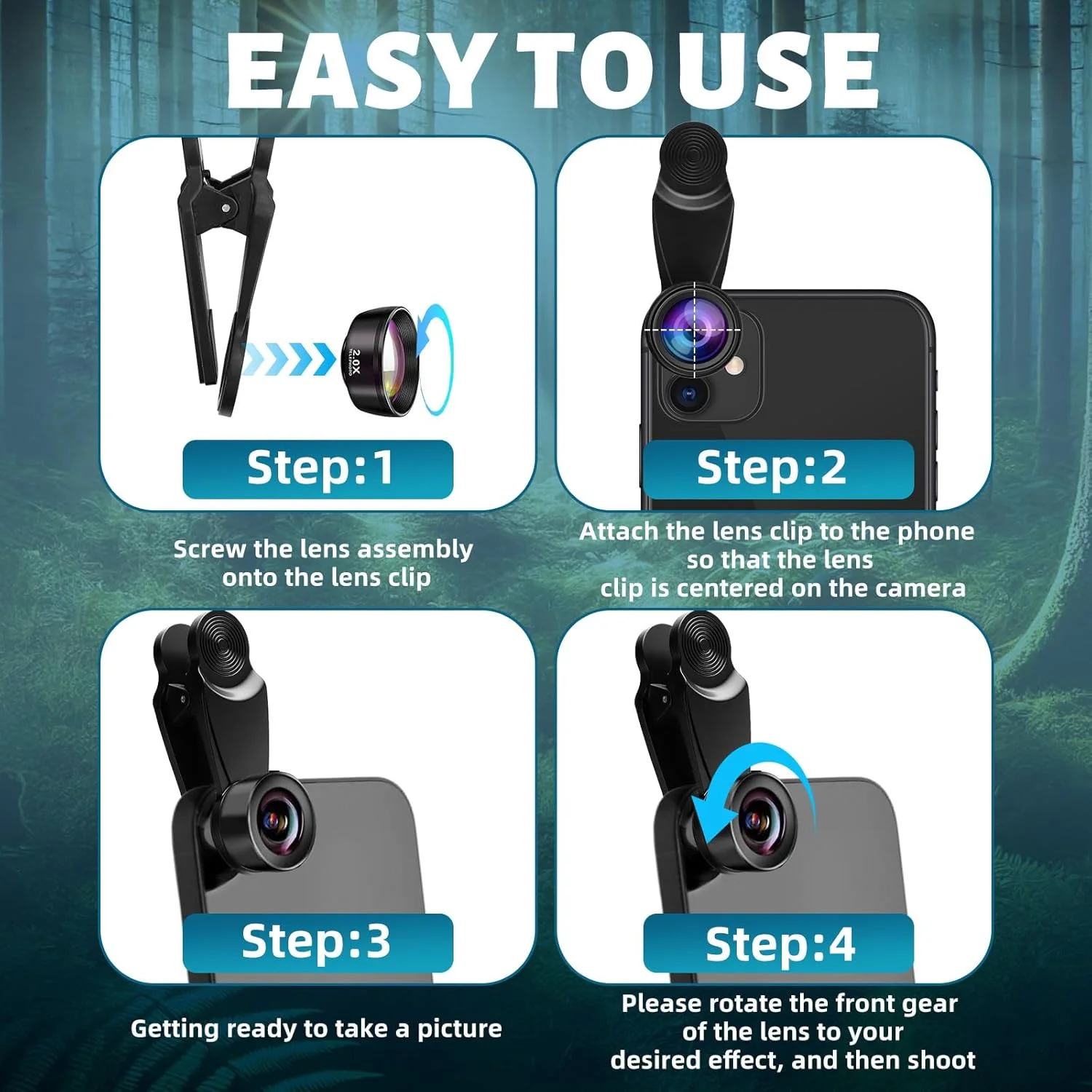 لنز موبایل 7 در 1، لنز چشم ماهی 210 درجه، لنز واید انگل 120 درجه، لنز ماکرو (25x)، لنز پرتره (2X)، کالیدوسکوپ، فیلتر CPL/ستاره ای سازگار با اکثر تلفن های هوشمند لنز موبایل 7 در 1، لنز چشم ماهی 210 درجه، لنز واید انگل 120 درجه، لنز ماکرو (25x)، لنز پرتره (2X)، کالیدوسکوپ، فیلتر CPL/ستاره ای سازگار با اکثر تلفن های هوشمند