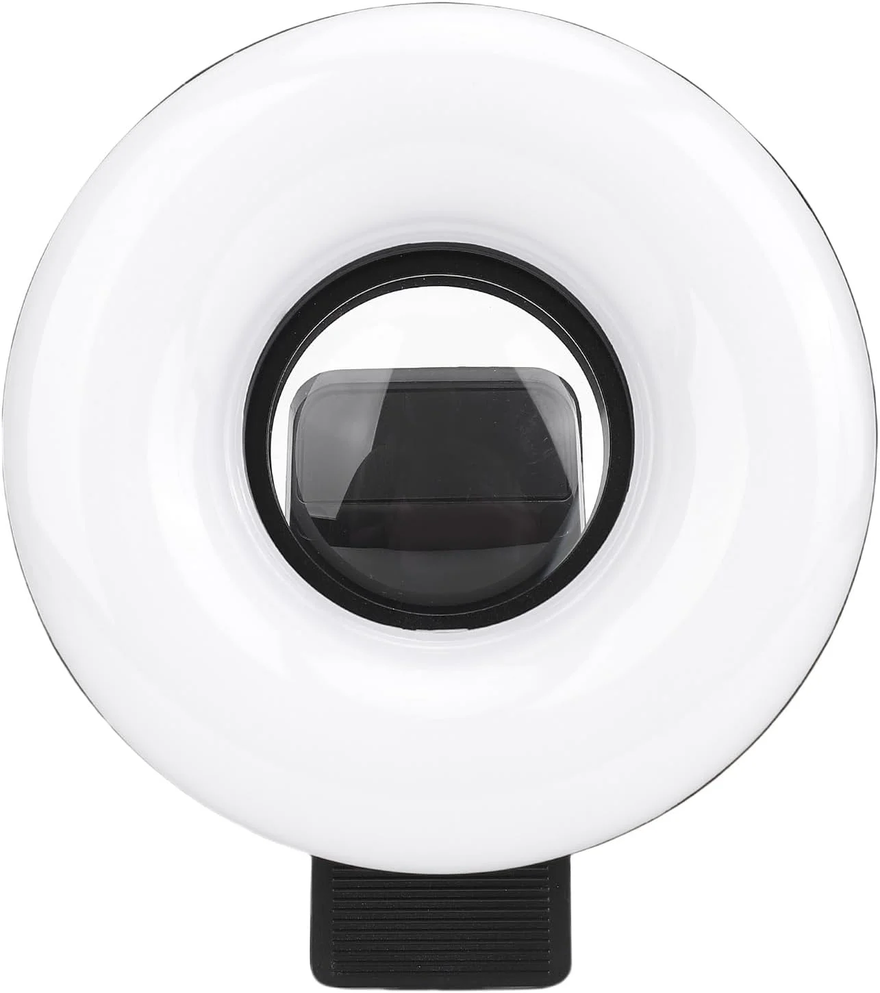 لنز ماکرو 15X تلفن همراه Focket با نور پرکننده LED، لنز دوربین تلفن گیره ای 3000K-6500K با نور سلفی، حلقه قابل حمل برای عکاسی، جواهرات، سلفی، غذا و اشیاء کوچک