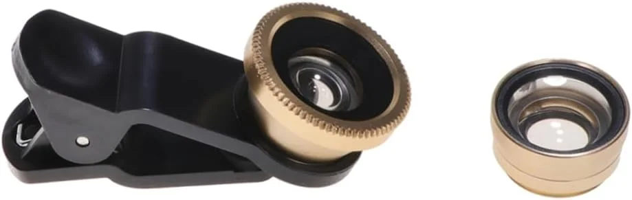 Gadpiparty 3 در 1 قاب گوشی صورتی لنز دوربین خارجی 3 در 1 لنز دوربین گوشی لنز سه گانه زاویه باز لنز فلزی وزن لنز دوربین زاویه باز تایمر خودکار لنز ماکرو تلفن همراه