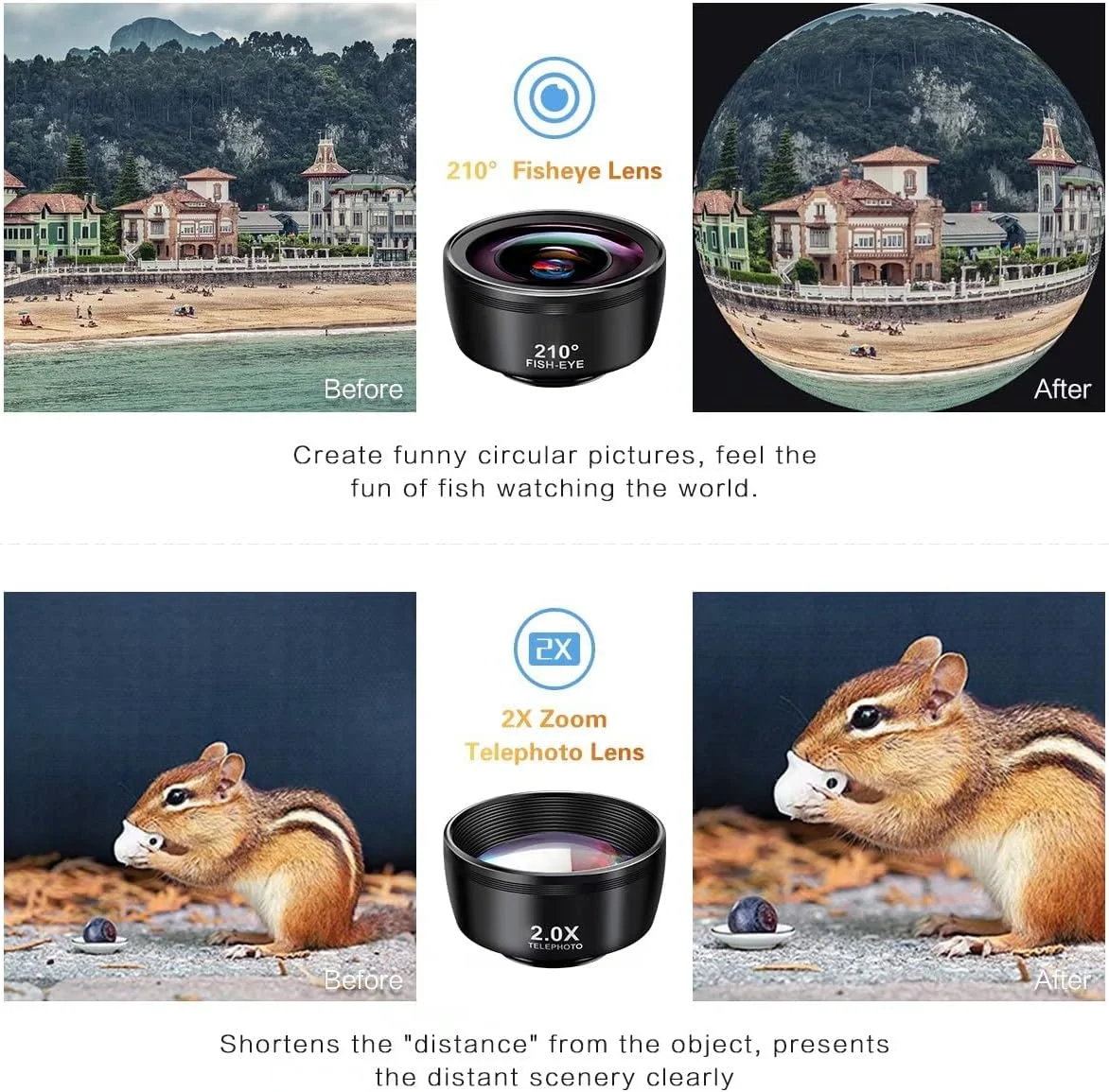 کیت لنز موبایل KASTWAVE، 7 در 1 - فیش آی، ماکرو، واید انگل، تله فوتو، CPL، کالیدوسکوپ، لنز استاربِرست برای آیفون، سامسونگ، گوشی های هوشمند اندروید کیت لنز موبایل KASTWAVE، 7 در 1 - فیش آی، ماکرو، واید انگل، تله فوتو، CPL، کالیدوسکوپ، لنز استاربِرست برای آیفون، سامسونگ، گوشی های هوشمند اندروید