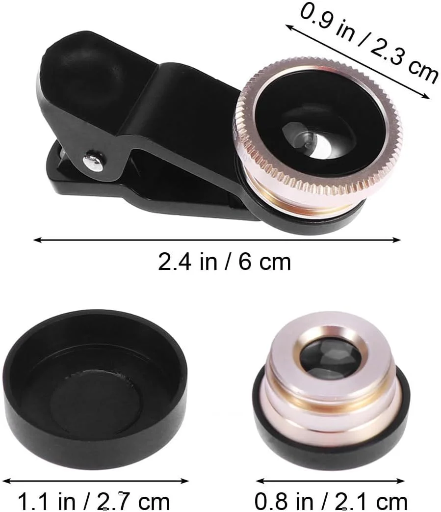 لنز دوربین گوشی 3 در 1 ibasenice، لنز زاویه باز 0.67x، لنز ماکرو، فیش آی 180 درجه، گیره ای، حرفه ای برای تلفن های هوشمند لنز دوربین گوشی 3 در 1 ibasenice، لنز زاویه باز 0.67x، لنز ماکرو، فیش آی 180 درجه، گیره ای، حرفه ای برای تلفن های هوشمند