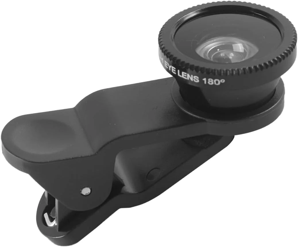 لنز چشم ماهی تلفن، کیت دوربین موبایل 3 در 1 لنز چشم ماهی 180 درجه، مناسب برای اکثر تلفن ها لنز چشم ماهی تلفن، کیت دوربین موبایل 3 در 1 لنز چشم ماهی 180 درجه، مناسب برای اکثر تلفن ها