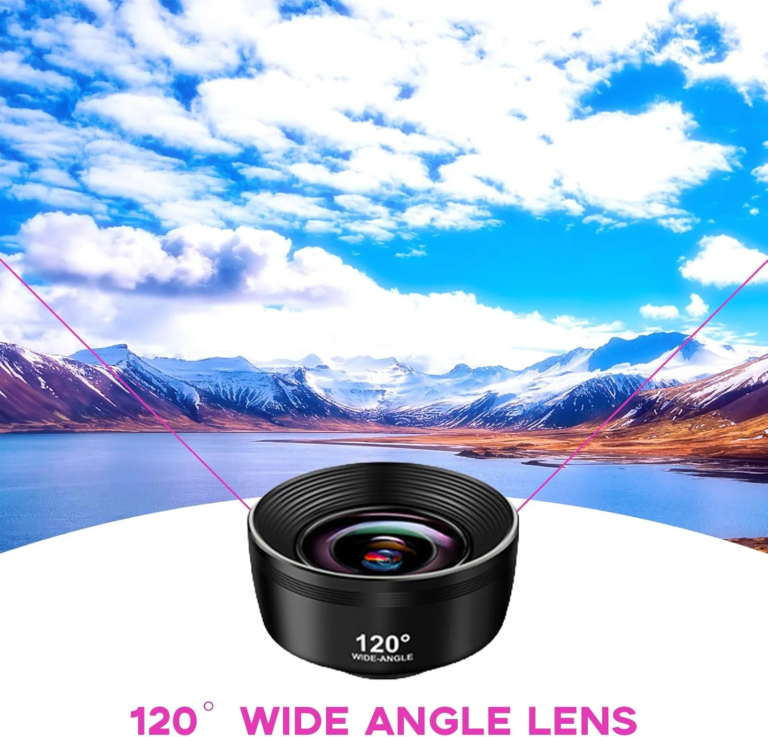 کیت لنز دوربین موبایل 5 در 1 با کیفیت بالا، شامل لنز واید 120 درجه + لنز ماکرو 25X + لنز فیش آی 210 درجه + CPL + لنز تله فوتو 2X، سازگار با آیفون/اندروید/تلفن همراه و تبلت کیت لنز دوربین موبایل 5 در 1 با کیفیت بالا، شامل لنز واید 120 درجه + لنز ماکرو 25X + لنز فیش آی 210 درجه + CPL + لنز تله فوتو 2X، سازگار با آیفون/اندروید/تلفن همراه و تبلت