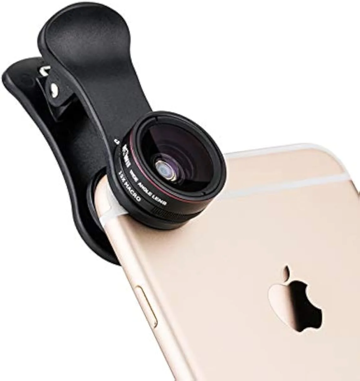 کیت لنز تلفن هوشمند KIWIFOTOS KLS-SPL3BK شامل لنز زاویه باز 105 درجه، لنز ماکرو 15x، لنز چشم ماهی 180 درجه - مشکی