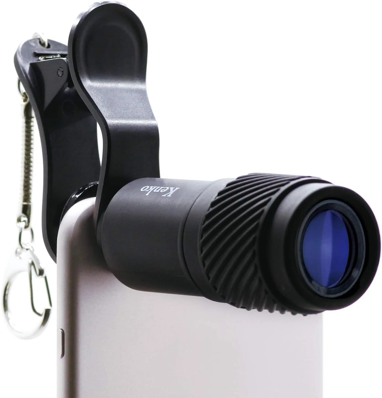 لنز کلیپسی تله فوتو 7x کنکو REAL PRO با شیشه چند لایه و تک چشمی برای دستگاه های موبایل، مشکی (KRP-7T) لنز کلیپسی تله فوتو 7x کنکو REAL PRO با شیشه چند لایه و تک چشمی برای دستگاه های موبایل، مشکی (KRP-7T)