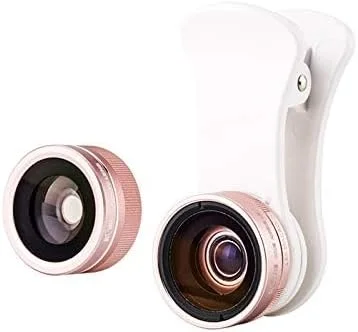 کیت لنز تلفن هوشمند KIWIFOTOS KLS-SPL3RG شامل لنز زاویه باز 105 درجه، لنز ماکرو 15x و لنز چشم ماهی 180 درجه - طلایی رز کیت لنز تلفن هوشمند KIWIFOTOS KLS-SPL3RG شامل لنز زاویه باز 105 درجه، لنز ماکرو 15x و لنز چشم ماهی 180 درجه - طلایی رز