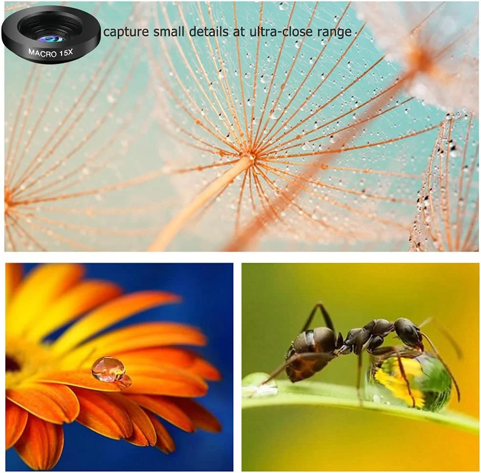 کیت لنز دوربین تلفن همراه، کیت لنز 11 در 1 برای آیفون و اندروید، لنز زاویه باز 0.63X + لنز ماکرو 15X + لنز چشم ماهی 198 درجه + تله فوتو + CPL + فلو + رادیال + استار + فیلتر نرم و لنز کالیدوسکوپ کیت لنز دوربین تلفن همراه، کیت لنز 11 در 1 برای آیفون و اندروید، لنز زاویه باز 0.63X + لنز ماکرو 15X + لنز چشم ماهی 198 درجه + تله فوتو + CPL + فلو + رادیال + استار + فیلتر نرم و لنز کالیدوسکوپ