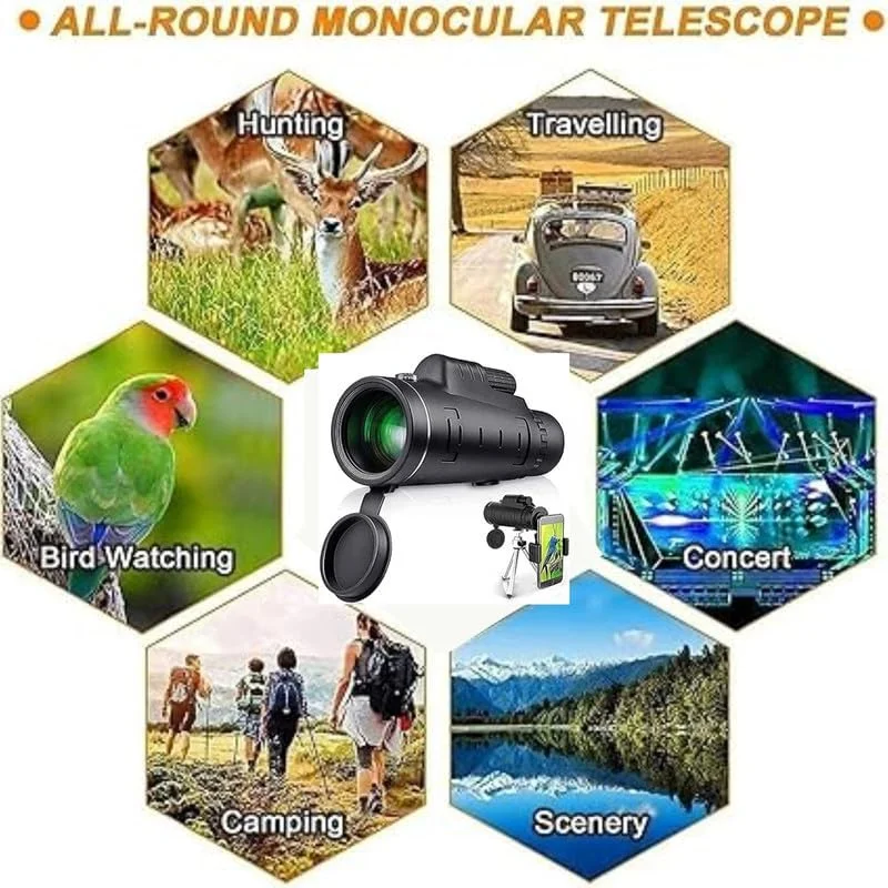 کیت لنز تلسکوپ موبایل Lapras با زوم اپتیکال 18 برابر برای تمام دوربین های موبایل، دارای لنز با افکت پس زمینه و قابلیت زاویه باز کیت لنز تلسکوپ موبایل Lapras با زوم اپتیکال 18 برابر برای تمام دوربین های موبایل، دارای لنز با افکت پس زمینه و قابلیت زاویه باز