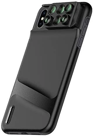 لنز موبایل با زاویه دید گسترده، چشم ماهی، ماکرو، تله فوتو و قاب موبایل SLR برای آیفون XS لنز موبایل با زاویه دید گسترده، چشم ماهی، ماکرو، تله فوتو و قاب موبایل SLR برای آیفون XS