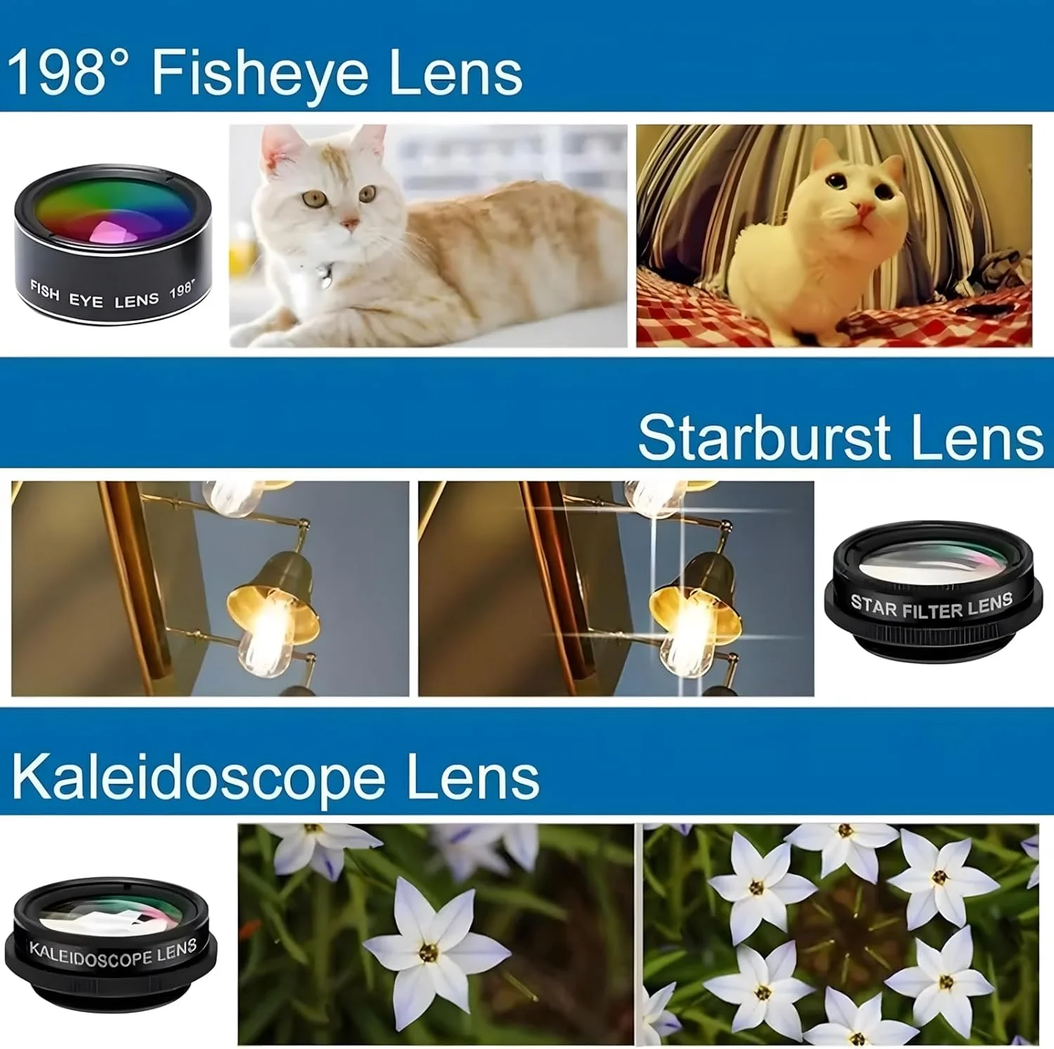 کیت لنز دوربین موبایل 7 در 1، مناسب برای آیفون، سامسونگ و گوشی های هوشمند اندروید، گیره جهانی برای لنزهای دوربین زاویه باز + ماکرو + چشم ماهی (مشکی) کیت لنز دوربین موبایل 7 در 1، مناسب برای آیفون، سامسونگ و گوشی های هوشمند اندروید، گیره جهانی برای لنزهای دوربین زاویه باز + ماکرو + چشم ماهی (مشکی)