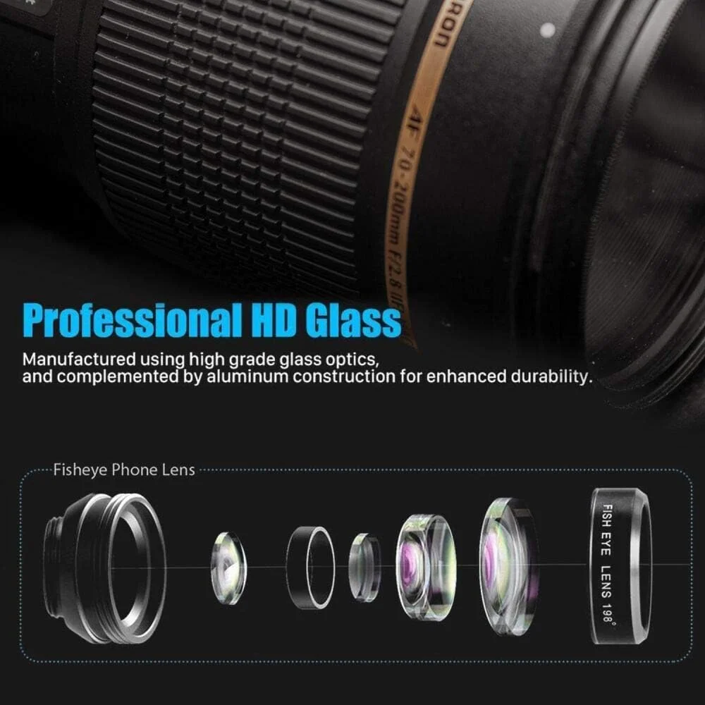 کیت لنز دوربین تلفن (13 قطعه) برای آیفون 11 Xs 10 8 7 6 پلاس SE سامسونگ و اکثر تلفن های اندرویدی - لنز زاویه باز و لنز ماکرو + لنز چشم ماهی و موارد دیگر کیت لنز دوربین تلفن (13 قطعه) برای آیفون 11 Xs 10 8 7 6 پلاس SE سامسونگ و اکثر تلفن های اندرویدی - لنز زاویه باز و لنز ماکرو + لنز چشم ماهی و موارد دیگر