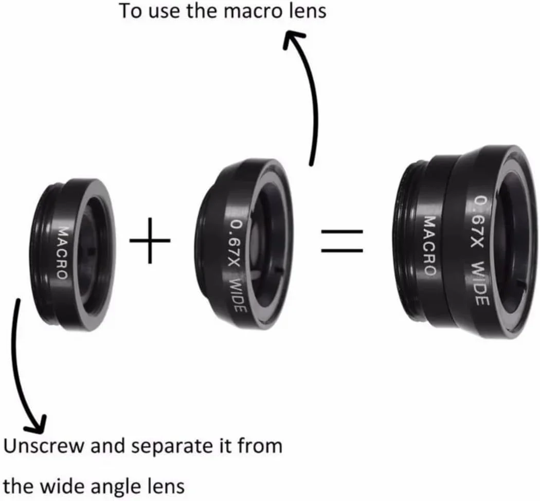 کیت لنز دوربین موبایل Orco، بسته 2 عددی شامل لنز چشم ماهی + لنز ماکرو + لنز واید سازگار با آیفون، سامسونگ، هواوی، آیپد، سونی، اچتیسی، الجی و غیره (2) کیت لنز دوربین موبایل Orco، بسته 2 عددی شامل لنز چشم ماهی + لنز ماکرو + لنز واید سازگار با آیفون، سامسونگ، هواوی، آیپد، سونی، اچتیسی، الجی و غیره (2)
