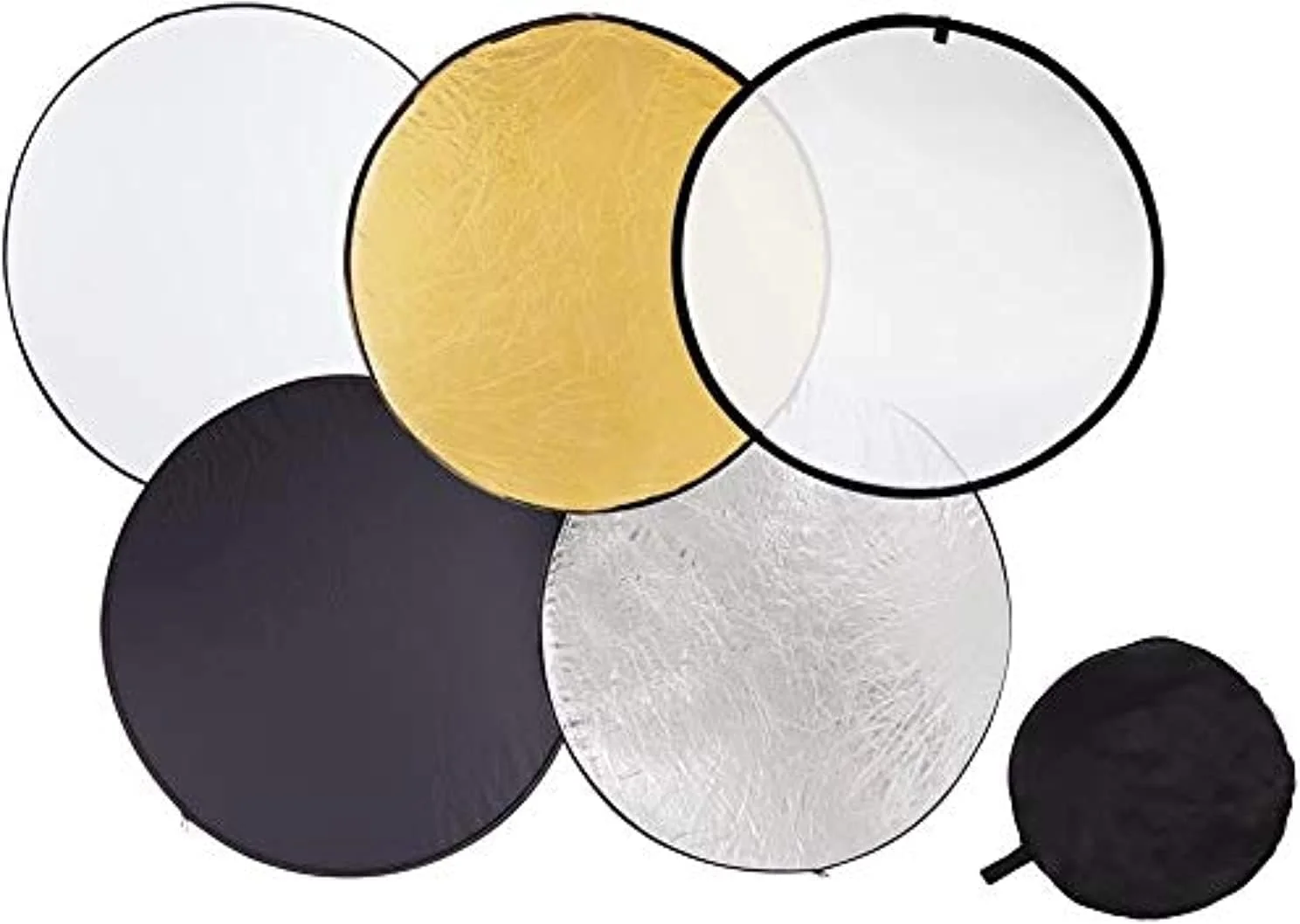 رفلکتور نور تاشو 5 در 1 استودیوی عکاسی ای‌وینر، 110 سانتی‌متری