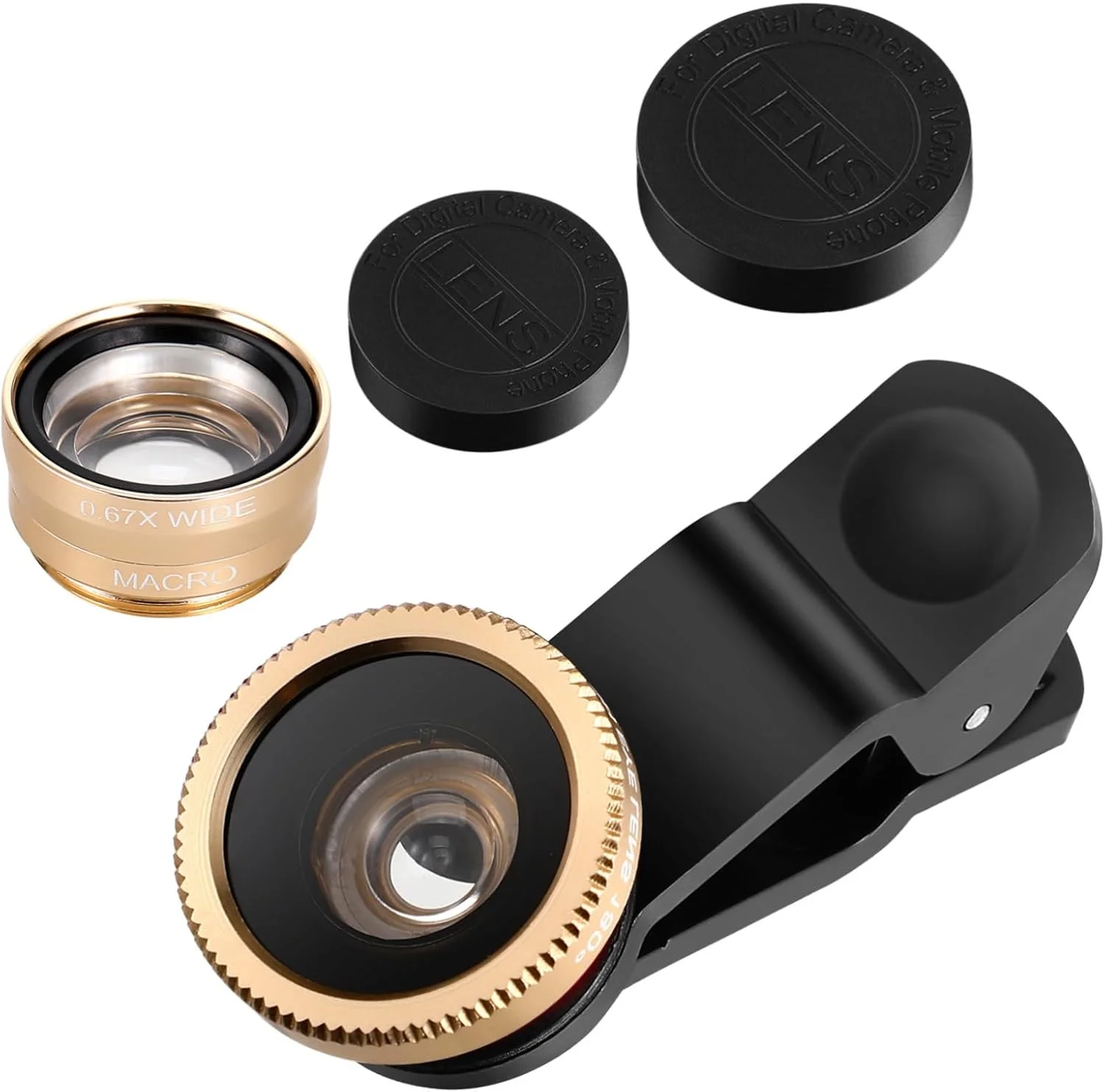 لنز تلفن اوتانایا، لوازم جانبی تلفن هوشمند، گیره جهانی لنز دوربین، لنز چشم ماهی برای لنز زاویه باز، لنز دوربین برای تلفن، لنز دوربین تلفن همراه، مجموعه سه تایی
