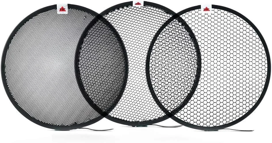 زنبوری عکاسی eWINNER 10°/30°/50° سازگار برای رفلکتور استاندارد فلاش استودیویی 7 اینچی با مانت بوئنز