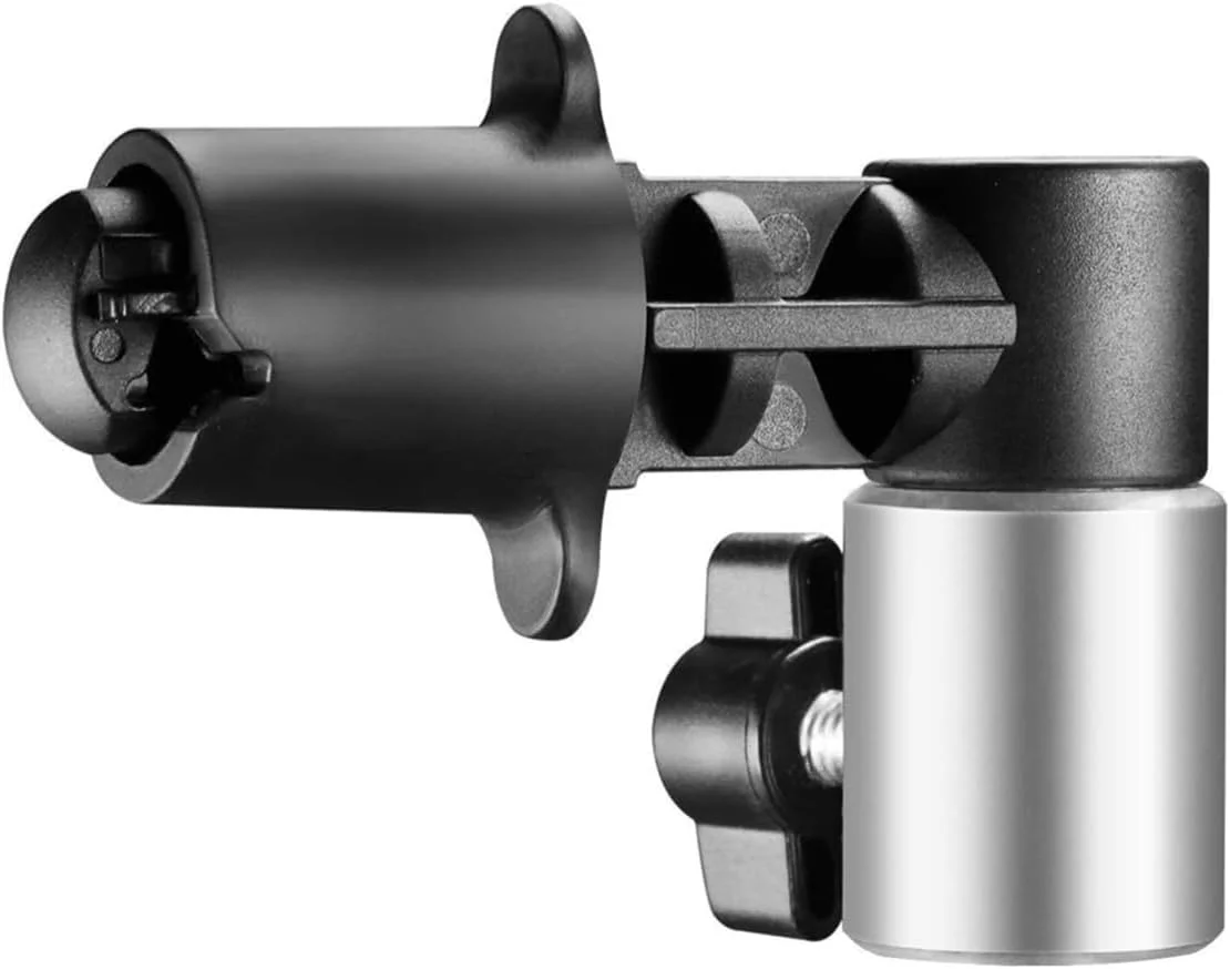 گیره نگهدارنده رفلکتور SKEIDO - گیره پس زمینه فنری با پایه 5/8 اینچی، لوازم جانبی استودیوی عکاسی برای پایه های نور، دیسک رفلکتور و آداپتور موقعیت یابی پس زمینه