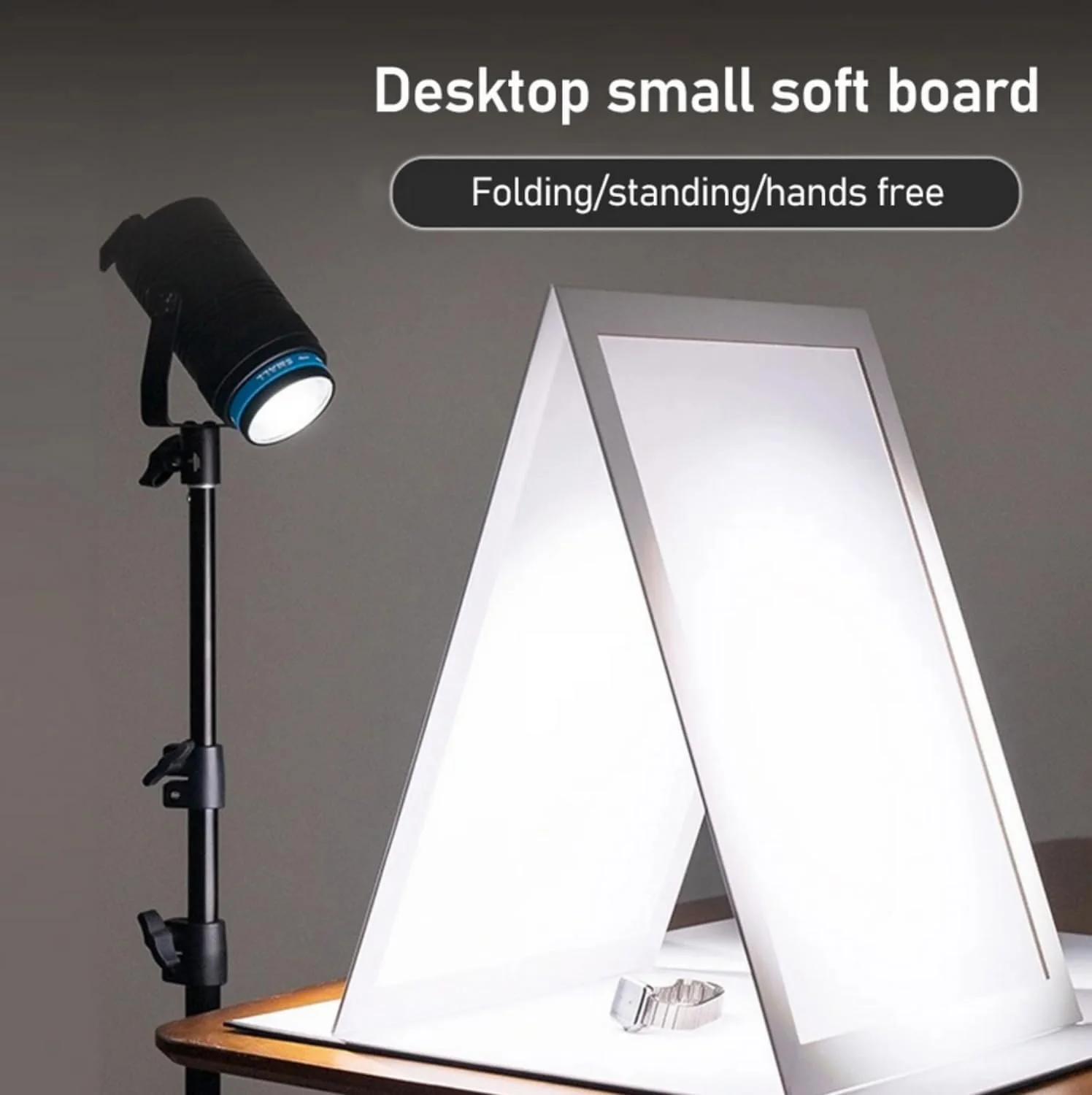 بازتابنده نور تاشو قابل حمل SKEIDO با ابعاد 850 * 295 میلی‌متر، مناسب برای عکاسی، تخته پخش‌کننده نور از جنس کاغذ