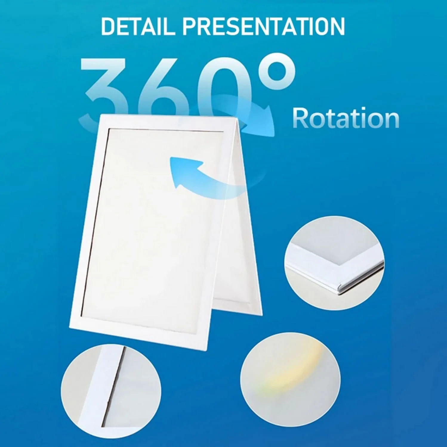 بازتابنده نور تاشو قابل حمل SKEIDO با ابعاد 850 * 295 میلی‌متر، مناسب برای عکاسی، تخته پخش‌کننده نور از جنس کاغذ