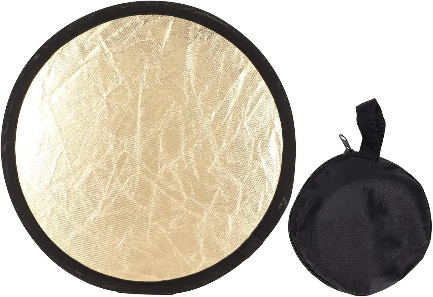 بازتابنده نور عکاسی آکوجیدور 2 در 1، صفحه گرد تاشو، پخش کننده نور، بازتابنده دیسکی تاشو قابل حمل برای نورپردازی استودیوی عکس و نورپردازی فضای باز