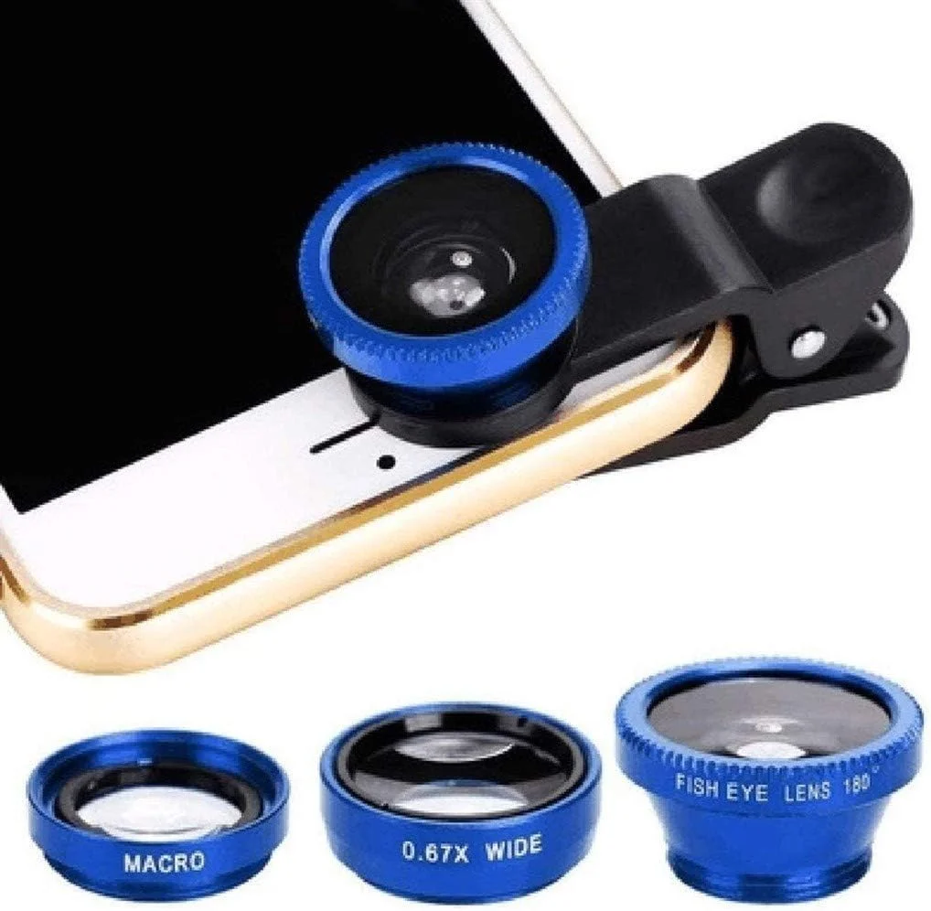 لنز فیش آی موبایل سه در یک، لنز موبایل با جلوه ویژه، ذره بین، فیش آی، زاویه باز، ماکرو، ابزار سلفی طلایی لنز فیش آی موبایل سه در یک، لنز موبایل با جلوه ویژه، ذره بین، فیش آی، زاویه باز، ماکرو، ابزار سلفی طلایی