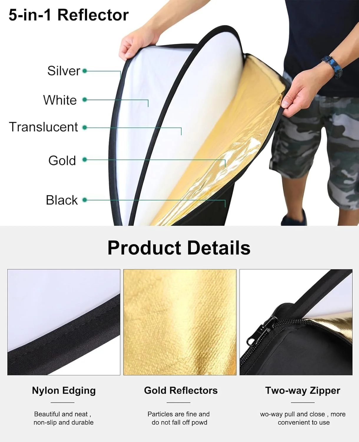 بازتابنده نور و پخش کننده نور 60 سانتی متری