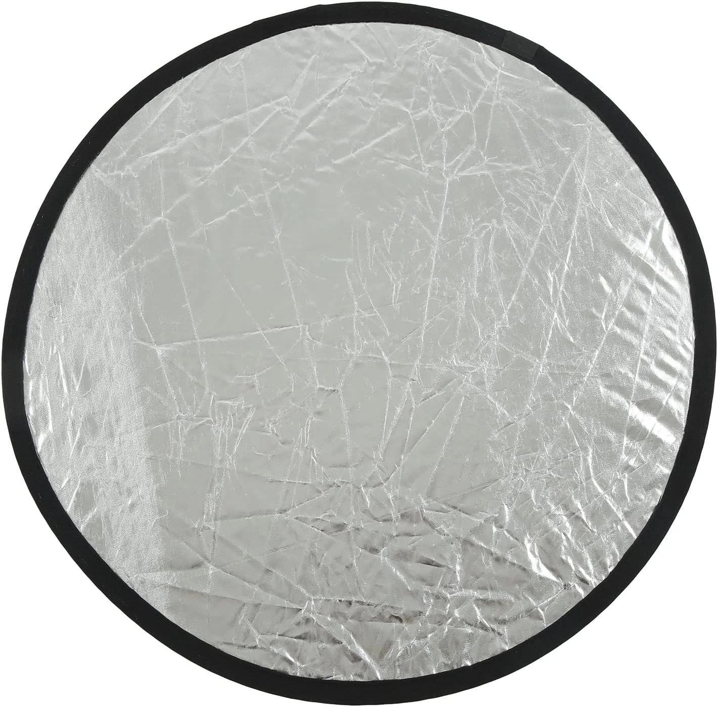 بازتابنده نور عکاسی دییینی نقره ای طلایی، بازتابنده نور گرد قابل حمل، بازتابنده 2 در 1 برای نورپردازی عکس، با کیف نگهداری، 30 سانتی متر، 60 سانتی متر، 80 سانتی متر، 110 سانتی متر (80 سانتی متر)