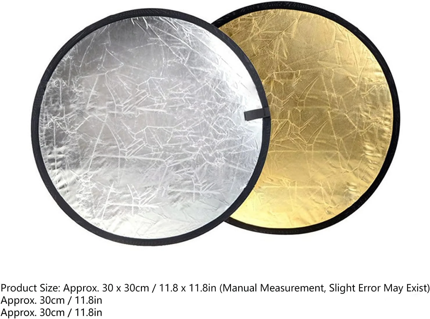 بازتابنده نور دایره‌ای دناش، بازتابنده عکس گرد تاشو قابل حمل 30 سانتی‌متری برای عکاسی