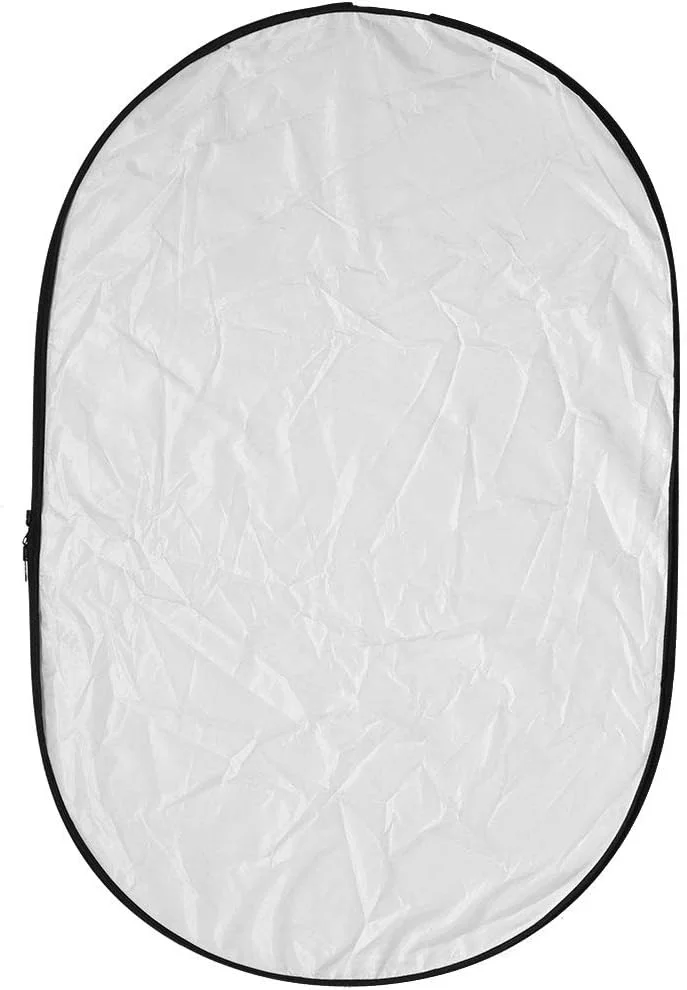 بازتابنده نور 5 در 1 Denash، بازتابنده نور تاشو قابل حمل 60x90 سانتی متر برای استودیو، علاقه مندان داخلی و حرفه ای ها