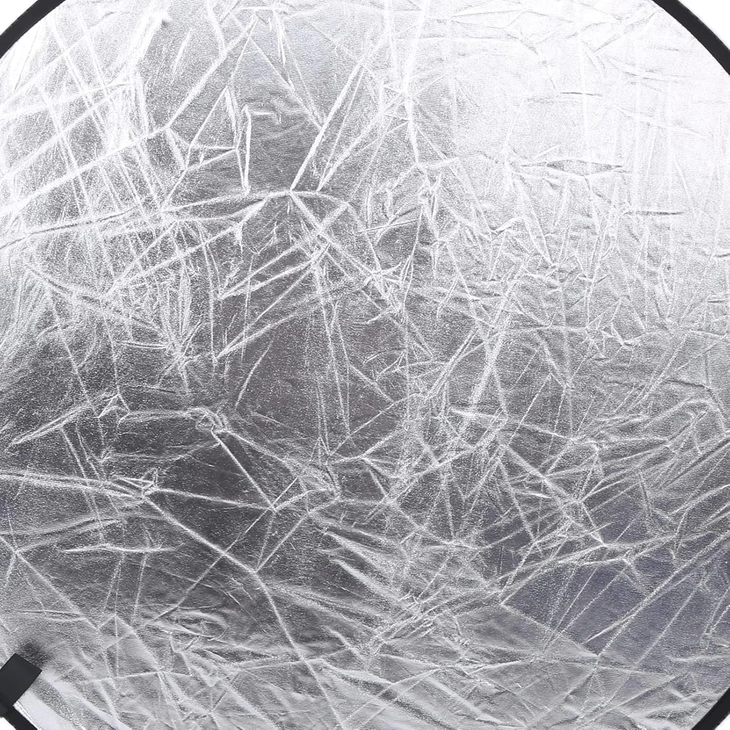 بازتابنده نور، جنس نایلون، بازتابنده 2 در 1 طلایی و نقره ای، قطر 80 سانتی متر، ایده آل برای عکاسی پرتره در فضای باز و داخلی