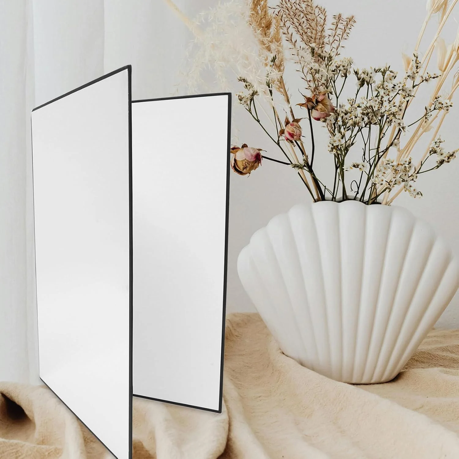 کارت بازتابنده نور ۳ در ۱ Gadpiparty برای عکاسی، سایز ۴۳x۳۰ سانتی متر، تاشو، پخش کننده نور برای عکاسی از محصولات و غذا، رنگ های مشکی، نقره ای و سفید