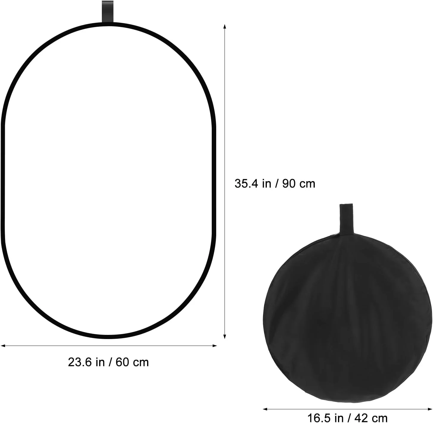 GALPADA یک ست رفلکتور تاشو عکاسی چند دیسکی لوازم جانبی نورپردازی برای استودیو و استفاده در فضای باز طراحی بادوام شفاف برای سهولت