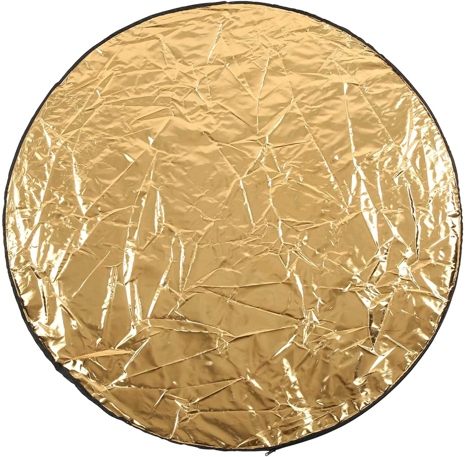 رفلکتور نور 5 در 1 عکاسی گونیک تاشو گرد پخش کننده نور استودیویی با کیف نگهداری برای استودیو عکس و پخش زنده (110 سانتی متر)