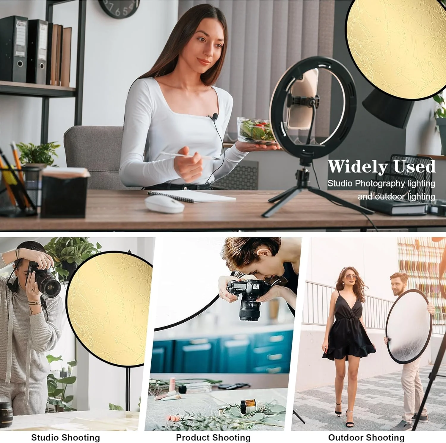 بازتابنده نور 5 در 1 عکاسی 80 سانتی متر پخش کننده نور گرد بازتابنده تاشو عکاسی برای عکس پرتره سلفی عکاسی عروسی نورپردازی در فضای باز بازتابنده نور 5 در 1 عکاسی 80 سانتی متر پخش کننده نور گرد بازتابنده تاشو عکاسی برای عکس پرتره سلفی عکاسی عروسی نورپردازی در فضای باز