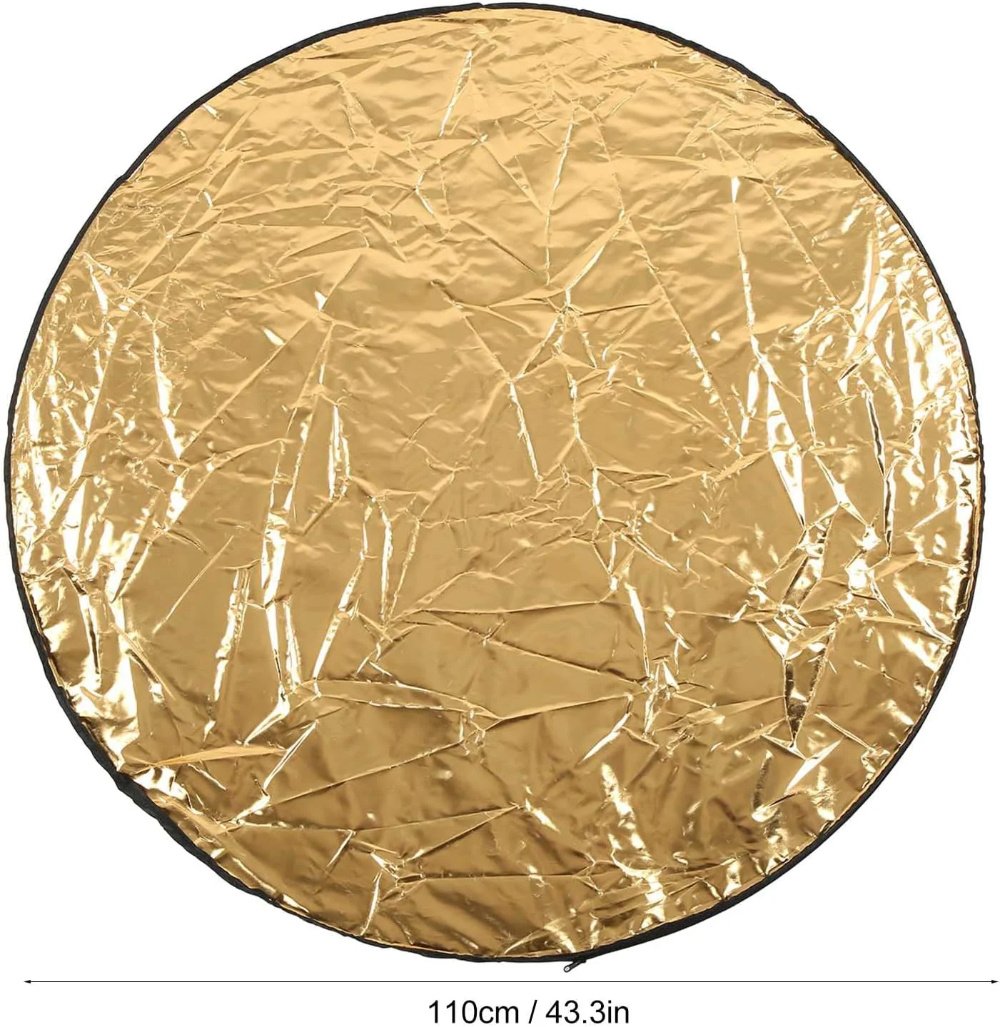 رفلکتور نور 5 در 1 عکاسی گونیک تاشو گرد پخش کننده نور استودیویی با کیف نگهداری برای استودیو عکس و پخش زنده (110 سانتی متر) رفلکتور نور 5 در 1 عکاسی گونیک تاشو گرد پخش کننده نور استودیویی با کیف نگهداری برای استودیو عکس و پخش زنده (110 سانتی متر)