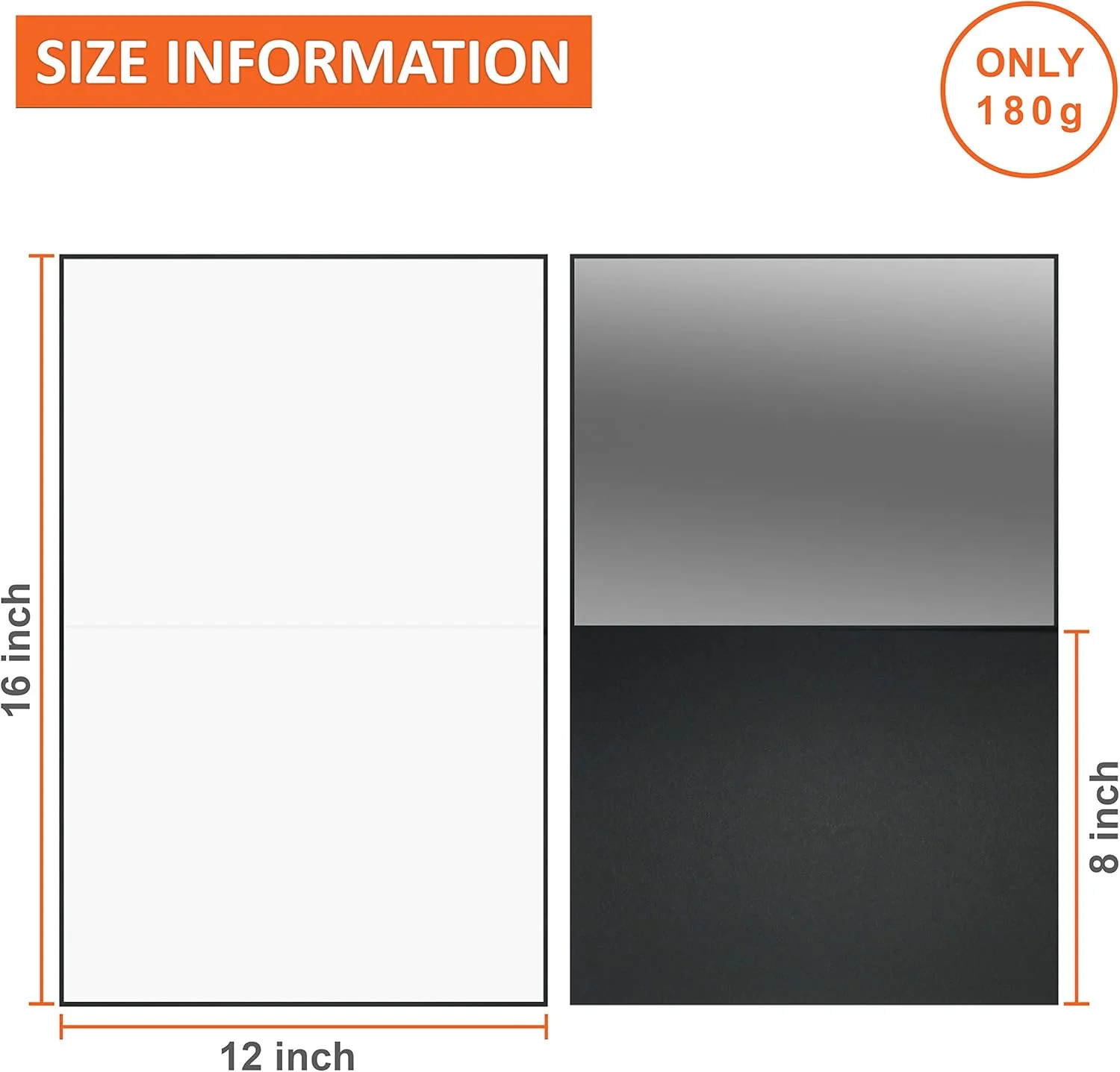 بازتابنده تاشو مقوایی عکاسی IFAMIO برای عکاسی از محصولات غذایی، 30x20 سانتی متر 3 در 1 پخش کننده نور صفحه بازتابنده ضخیم برای فیلمبرداری استودیویی، مشکی، نقره ای و سفید بازتابنده تاشو مقوایی عکاسی IFAMIO برای عکاسی از محصولات غذایی، 30x20 سانتی متر 3 در 1 پخش کننده نور صفحه بازتابنده ضخیم برای فیلمبرداری استودیویی، مشکی، نقره ای و سفید