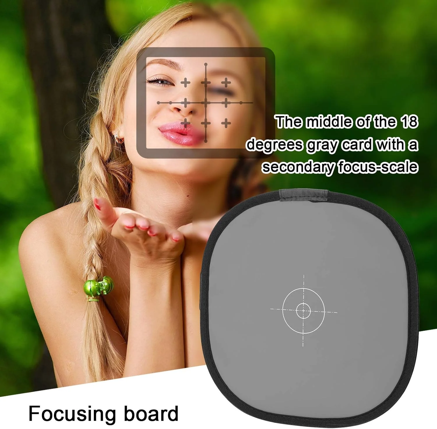 کارت تراز سفیدی و خاکستری 300 میلی‌متری قابل حمل Irovami، ابزار جانبی عکاسی