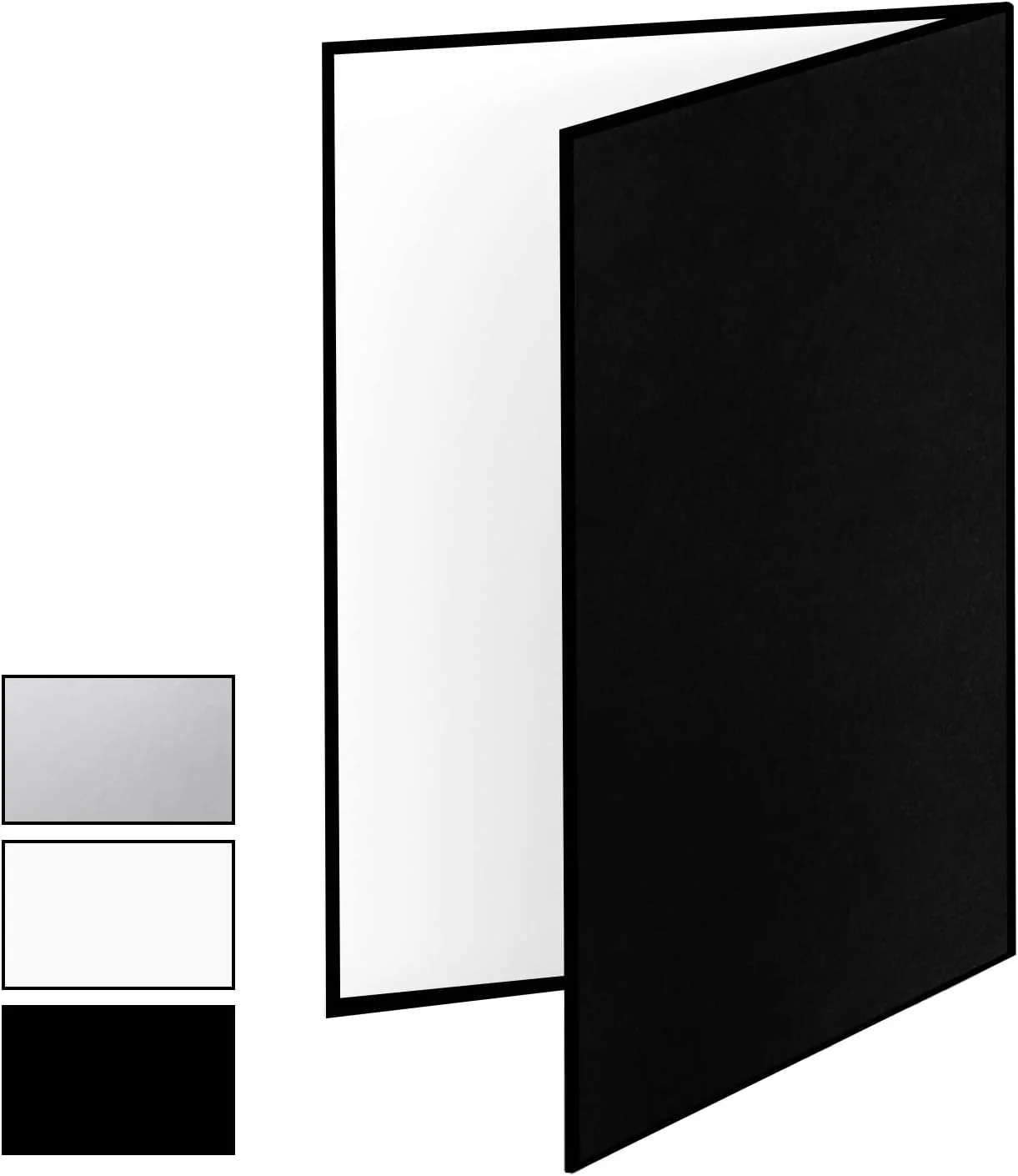 کارت مقوایی رفلکتور عکاسی Meking 3 در 1، 42x30 سانتی متر A3 تاشو پخش کننده نور برای عکاسی از اشیاء بی جان، محصولات و غذا - مشکی، نقره ای و سفید کارت مقوایی رفلکتور عکاسی Meking 3 در 1، 42x30 سانتی متر A3 تاشو پخش کننده نور برای عکاسی از اشیاء بی جان، محصولات و غذا - مشکی، نقره ای و سفید