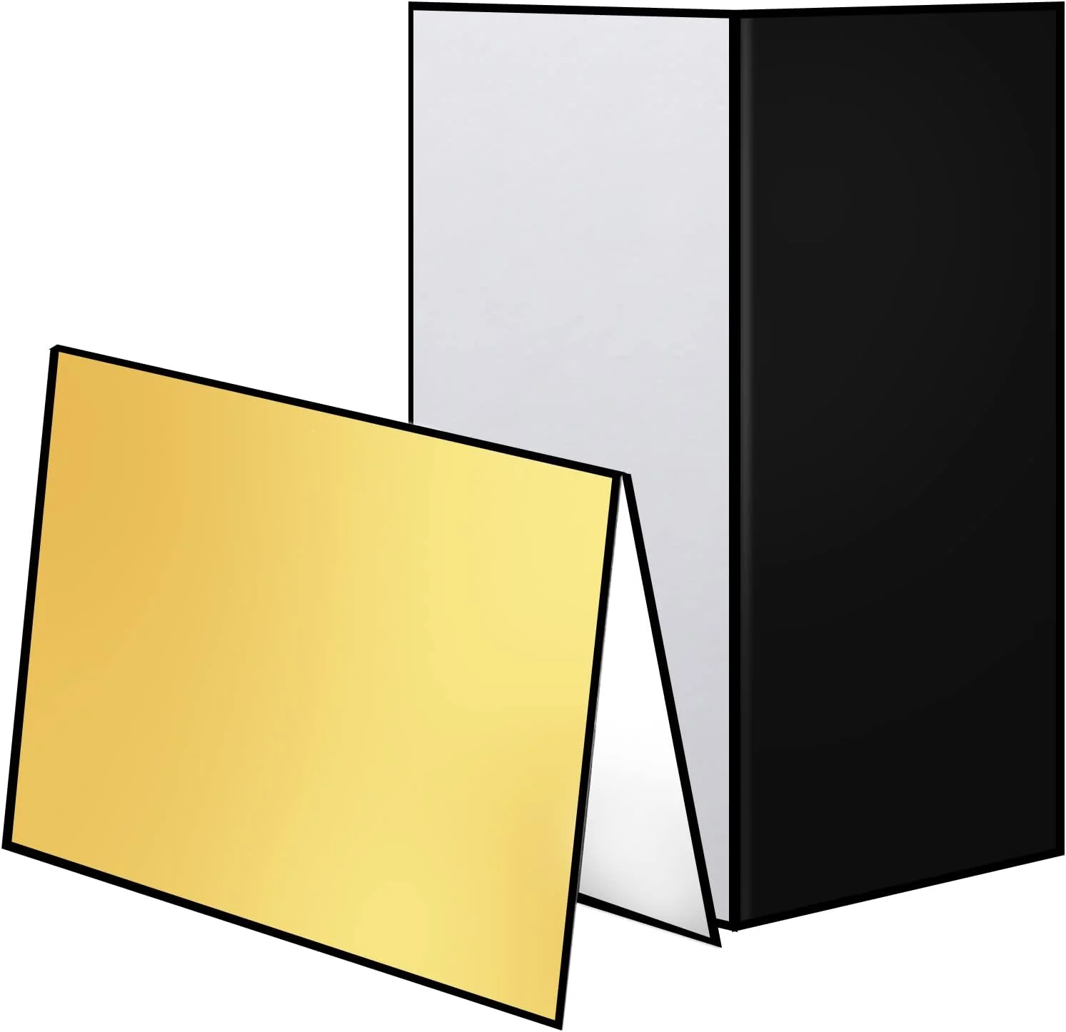 کارت مقوایی بازتابنده نور عکاسی Meking 17x12 اینچ 3 در 1، صفحه پخش کننده نور تاشو استودیویی برای عکاسی از محصولات و مواد غذایی - طلایی نقره ای و مشکی، سفید 2 عددی کارت مقوایی بازتابنده نور عکاسی Meking 17x12 اینچ 3 در 1، صفحه پخش کننده نور تاشو استودیویی برای عکاسی از محصولات و مواد غذایی - طلایی نقره ای و مشکی، سفید 2 عددی