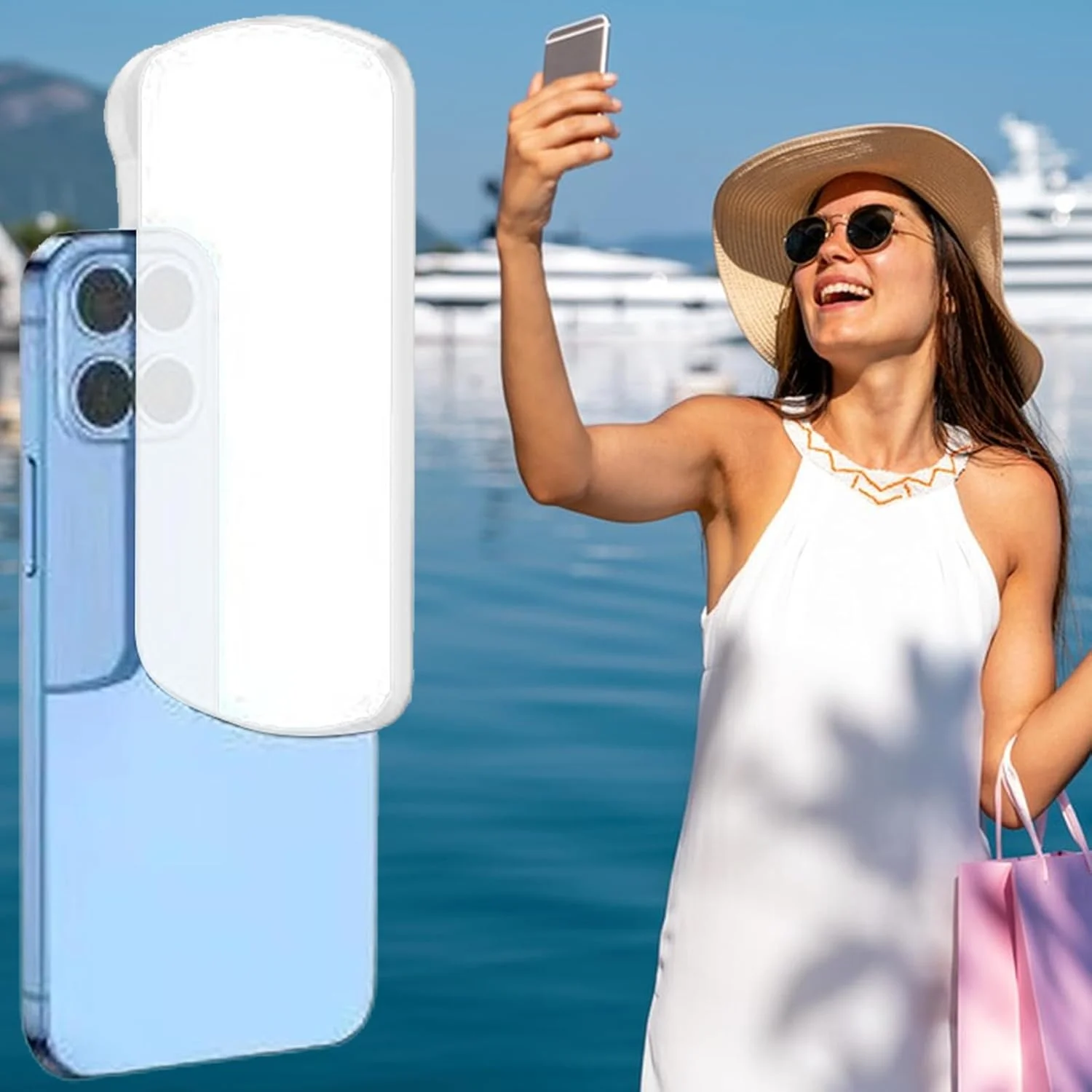 بازتاب آینه ای برای دوربین گوشی | بازتابنده عکاسی گوشی هوشمند - آینه بازتابنده قابل حمل برای ضبط ویدیو سلفی، مسافرت، پخش زنده در فضای باز بازتاب آینه ای برای دوربین گوشی | بازتابنده عکاسی گوشی هوشمند - آینه بازتابنده قابل حمل برای ضبط ویدیو سلفی، مسافرت، پخش زنده در فضای باز