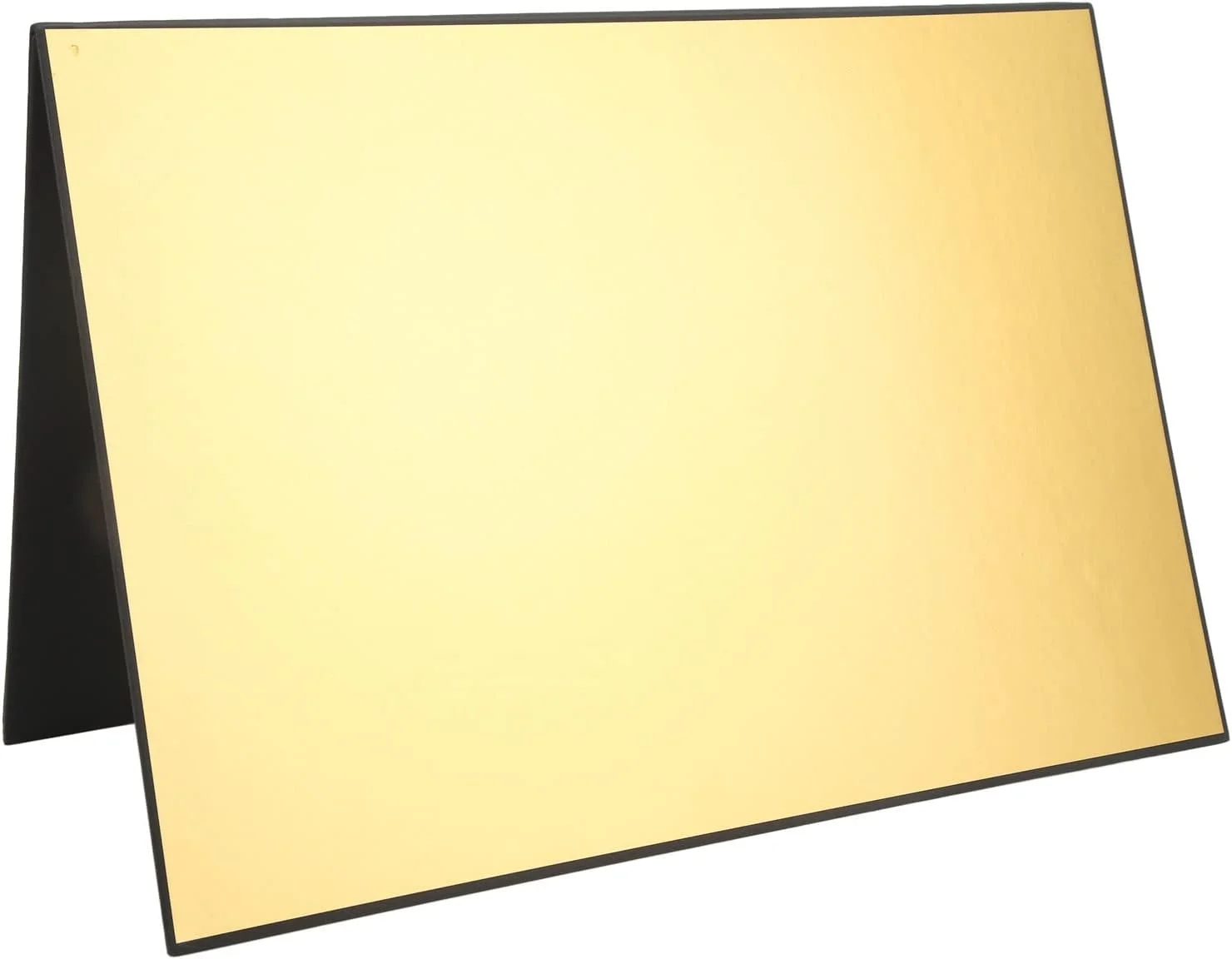 مقوای عکاسی 3 در 1، مقوای بازتابنده نور سایز A3، تخته پخش کننده نور تاشو برای عکاسی از محصولات و غذا، نقره ای طلایی مشکی