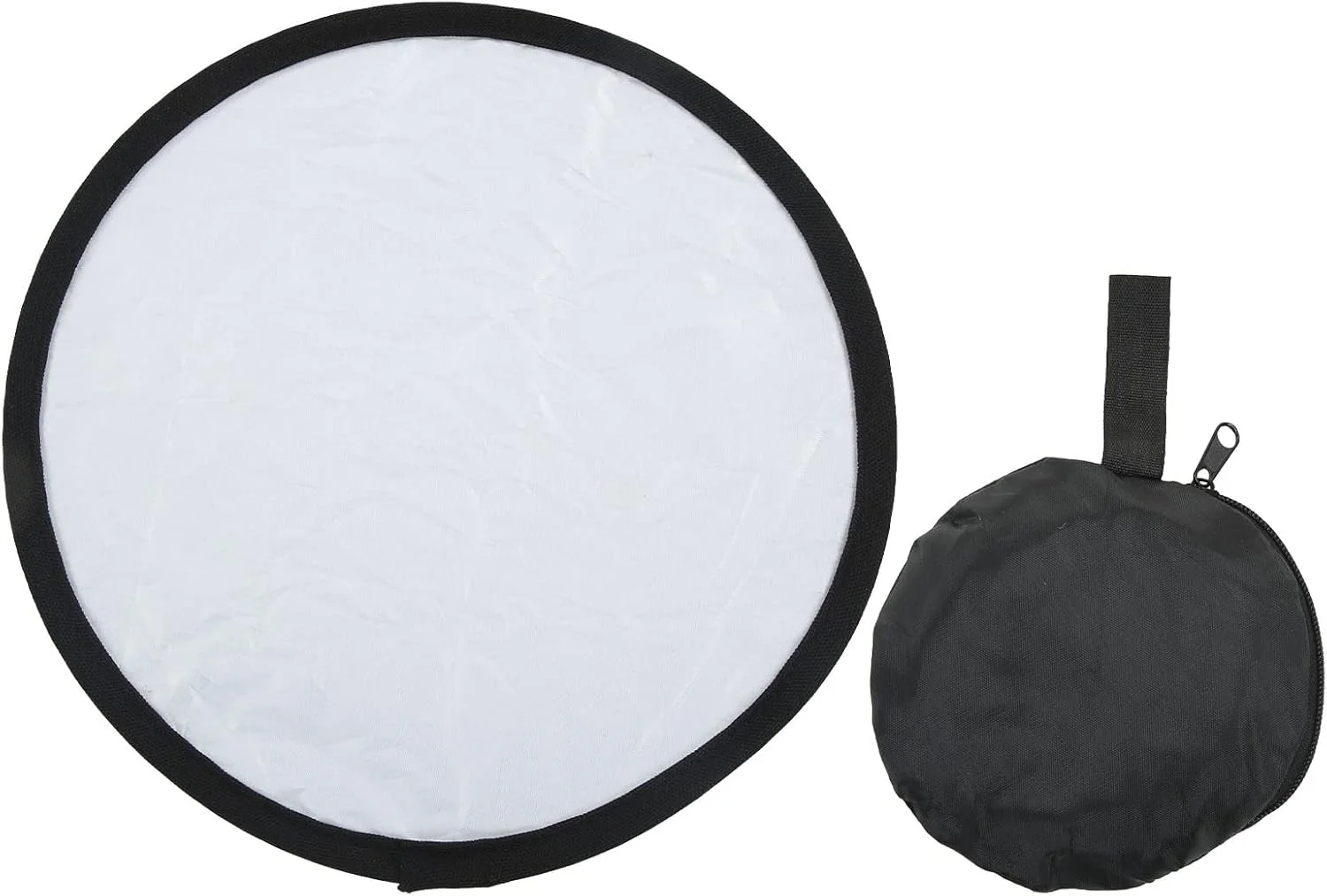 بازتابنده عکاسی گرد نقره ای سفید 2 در 1، صفحه نور پرکننده نرم استودیوی عکاسی قابل حمل، برای نورپردازی زنده، عکاسی، با کیف نگهداری (30 سانتی متر) بازتابنده عکاسی گرد نقره ای سفید 2 در 1، صفحه نور پرکننده نرم استودیوی عکاسی قابل حمل، برای نورپردازی زنده، عکاسی، با کیف نگهداری (30 سانتی متر)