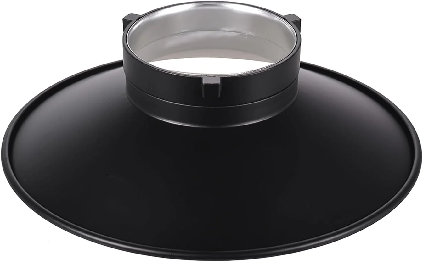 بازتابنده نور استودیویی زاویه باز 120 درجه با مانت بوونز، دیش آلیاژ آلومینیوم، لوازم جانبی نور فلاش استودیویی برای پرتره، هنر، عروسی، حیوانات خانگی، گل ها، لوازم التحریر، تبلیغات بازتابنده نور استودیویی زاویه باز 120 درجه با مانت بوونز، دیش آلیاژ آلومینیوم، لوازم جانبی نور فلاش استودیویی برای پرتره، هنر، عروسی، حیوانات خانگی، گل ها، لوازم التحریر، تبلیغات