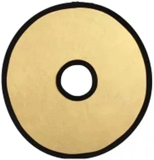 رفلکتور عکاسی گرد 2 در 1 دوربین رفلکس 80 سانتی متر | سطوح بازتابنده نقره ای و طلایی | طراحی مرکز توخالی | رفلکتور سبک و قابل حمل با کیف حمل (80 سانتی متر)